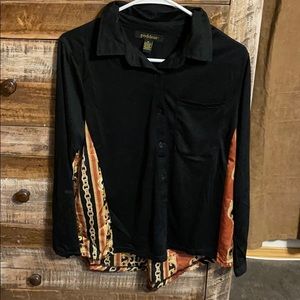 Button up Goddess Top size M